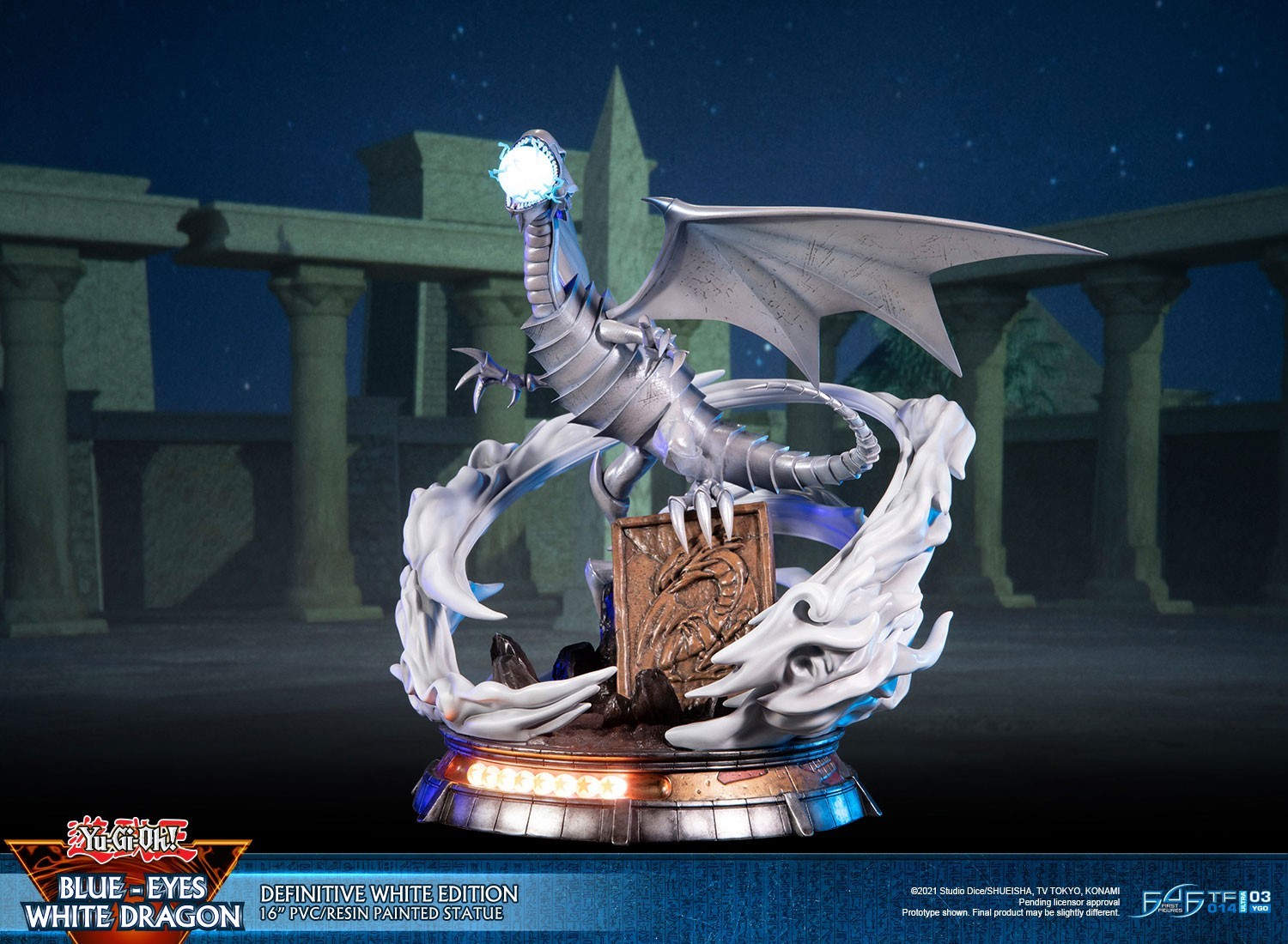 Yu-Gi-Oh! Duel Monsters - Blue-Eyes White Dragon - Definitive White Edition (First 4 Figures) photo 4