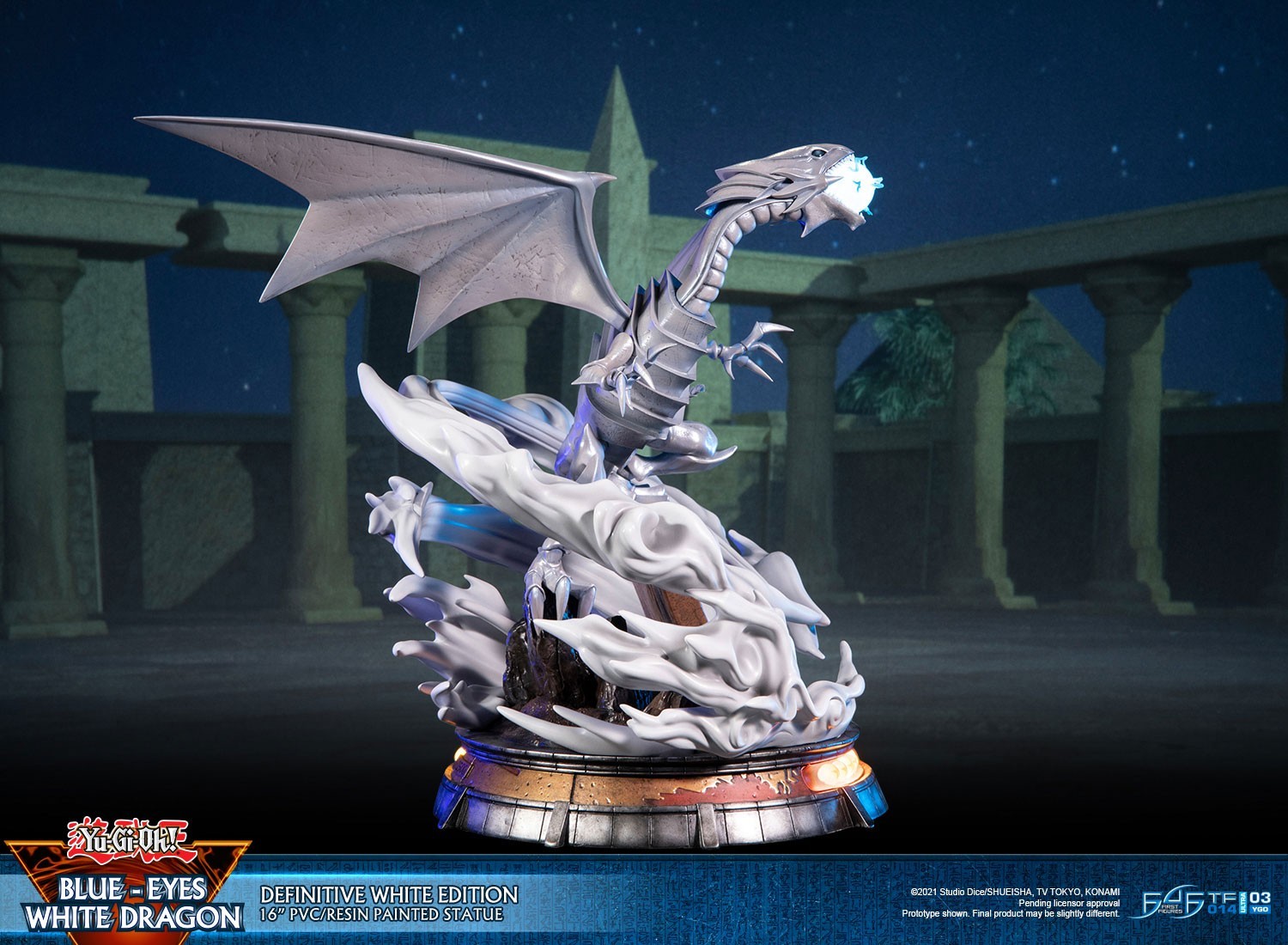 Yu-Gi-Oh! Duel Monsters - Blue-Eyes White Dragon - Definitive White Edition (First 4 Figures) photo 6