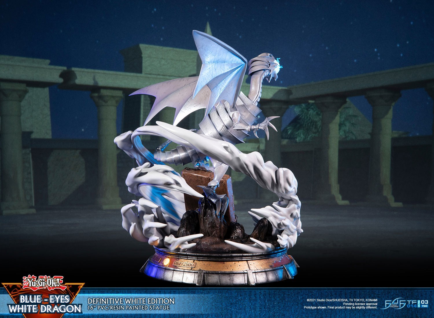 Yu-Gi-Oh! Duel Monsters - Blue-Eyes White Dragon - Definitive White Edition (First 4 Figures) photo 7
