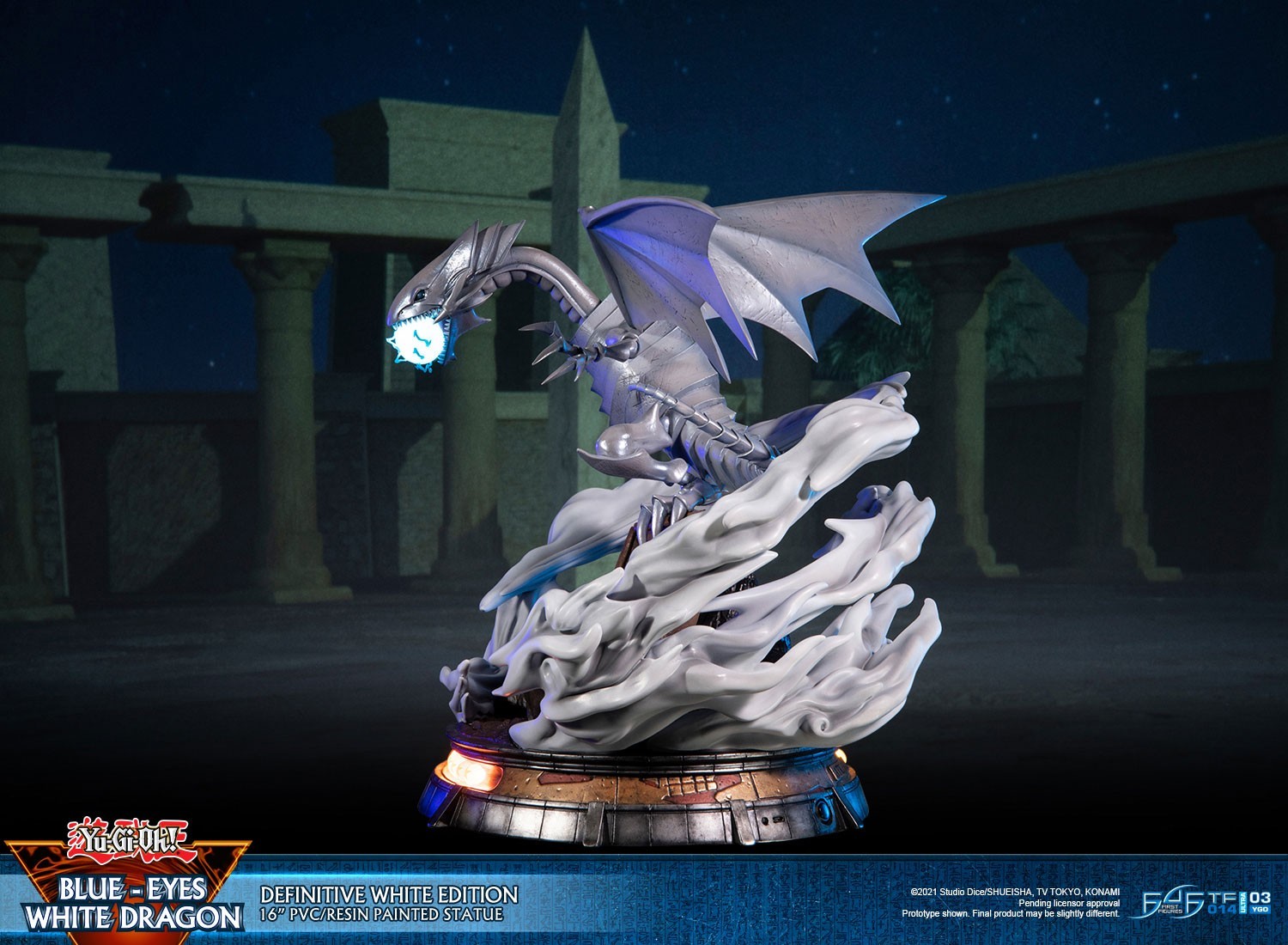 Yu-Gi-Oh! Duel Monsters - Blue-Eyes White Dragon - Definitive White Edition (First 4 Figures) photo 10