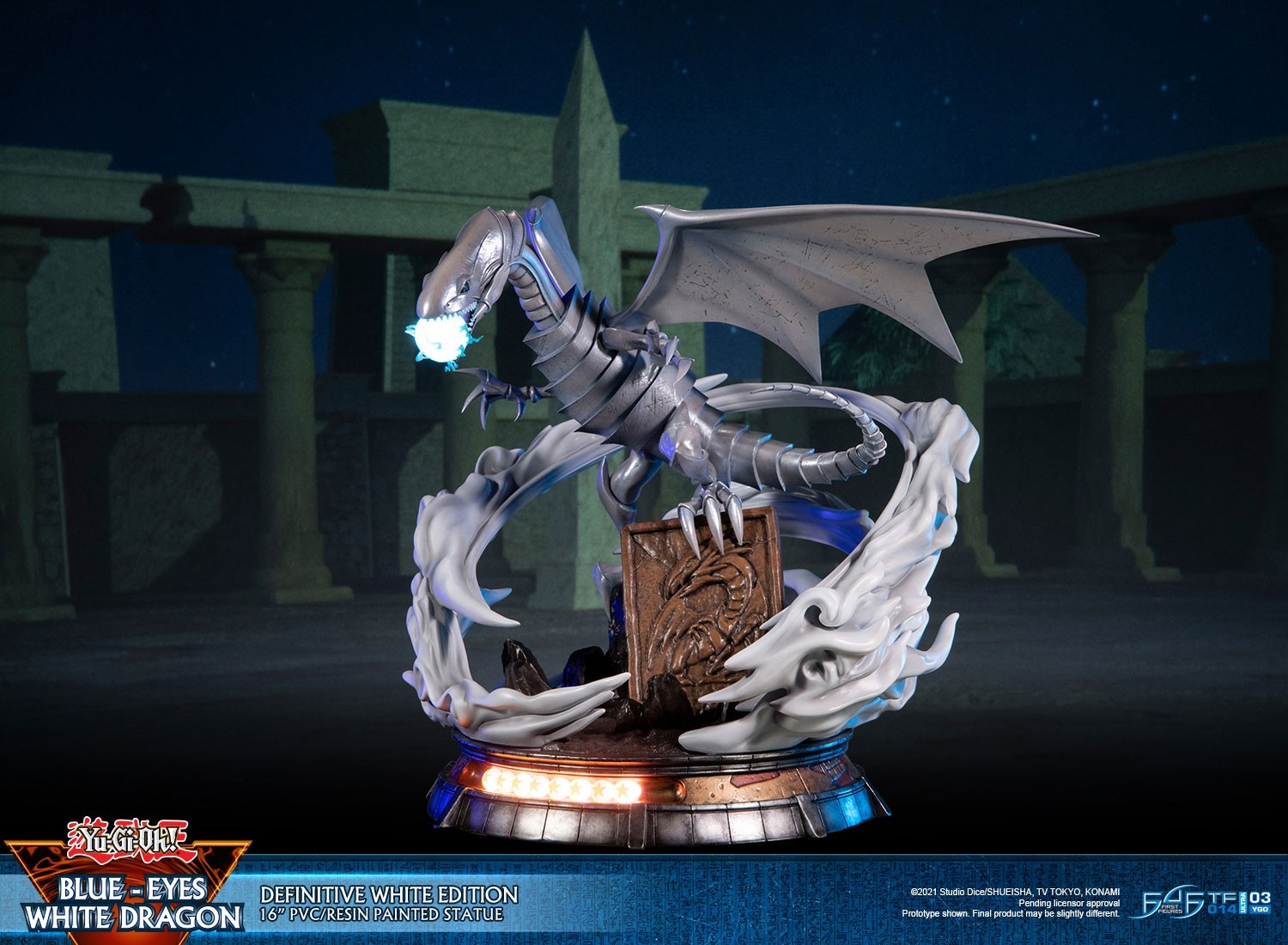 Yu-Gi-Oh! Duel Monsters - Blue-Eyes White Dragon - Definitive White Edition (First 4 Figures) photo 11