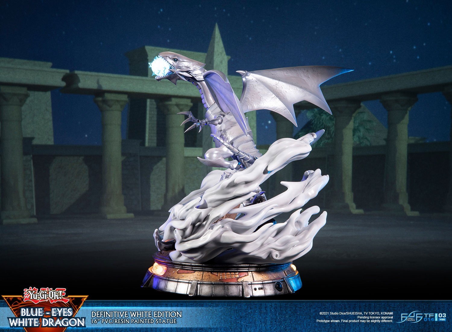 Yu-Gi-Oh! Duel Monsters - Blue-Eyes White Dragon - Definitive White Edition (First 4 Figures) photo 12