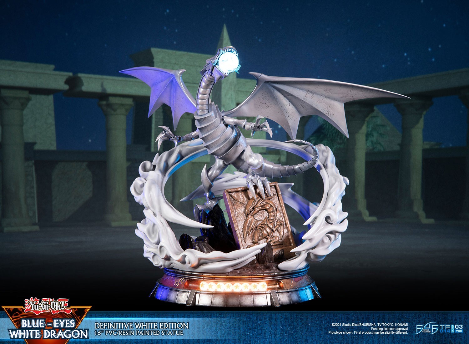 Yu-Gi-Oh! Duel Monsters - Blue-Eyes White Dragon - Definitive White Edition (First 4 Figures) photo 13