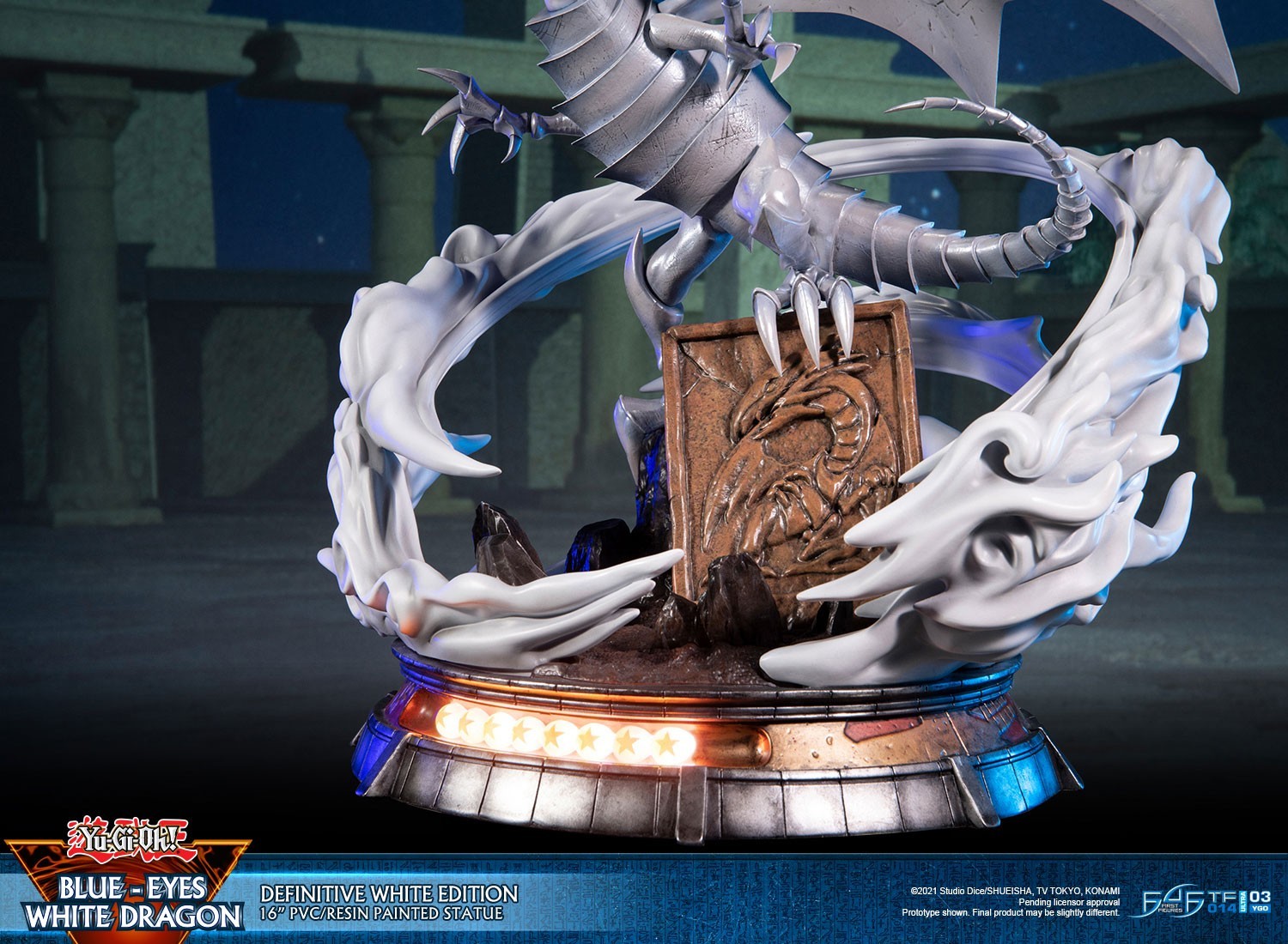 Yu-Gi-Oh! Duel Monsters - Blue-Eyes White Dragon - Definitive White Edition (First 4 Figures) photo 14
