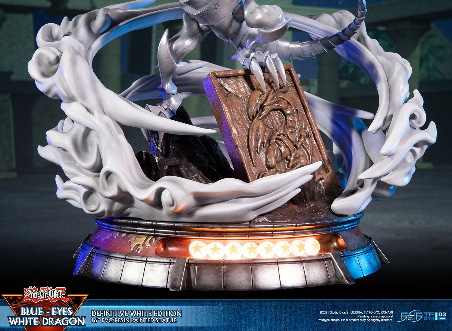 Yu-Gi-Oh! Duel Monsters - Blue-Eyes White Dragon - Definitive White Edition (First 4 Figures) photo 15