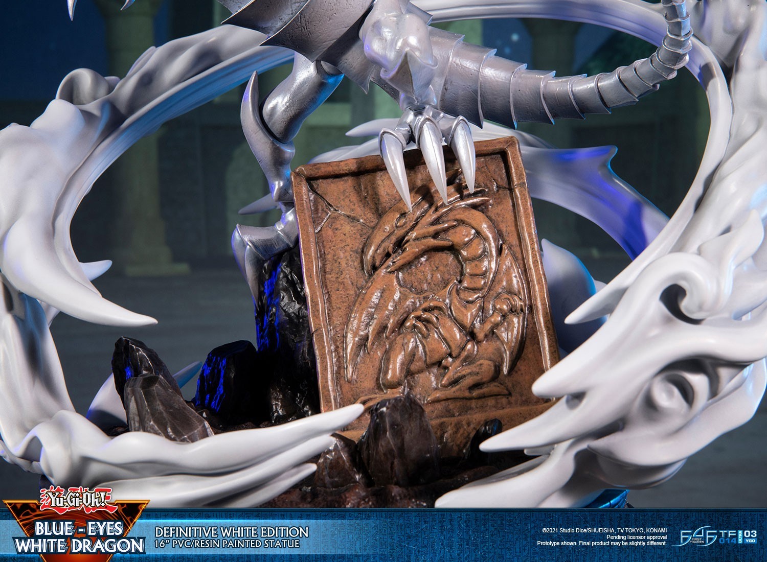 Yu-Gi-Oh! Duel Monsters - Blue-Eyes White Dragon - Definitive White Edition (First 4 Figures) photo 16