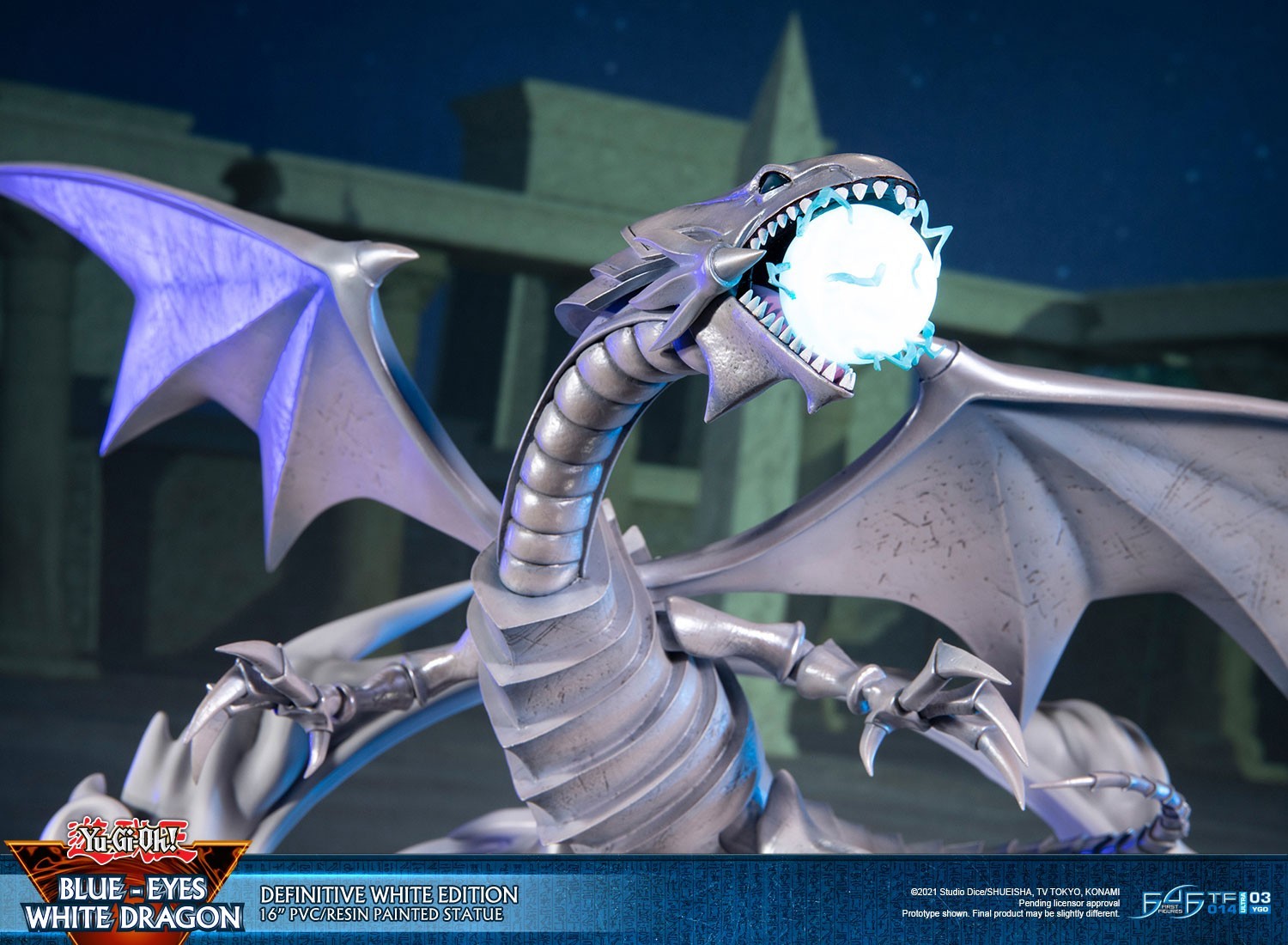 Yu-Gi-Oh! Duel Monsters - Blue-Eyes White Dragon - Definitive White Edition (First 4 Figures) photo 18