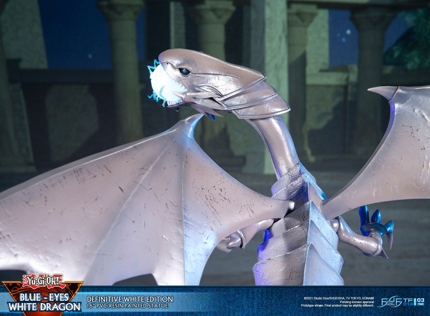 Yu-Gi-Oh! Duel Monsters - Blue-Eyes White Dragon - Definitive White Edition (First 4 Figures) photo 20