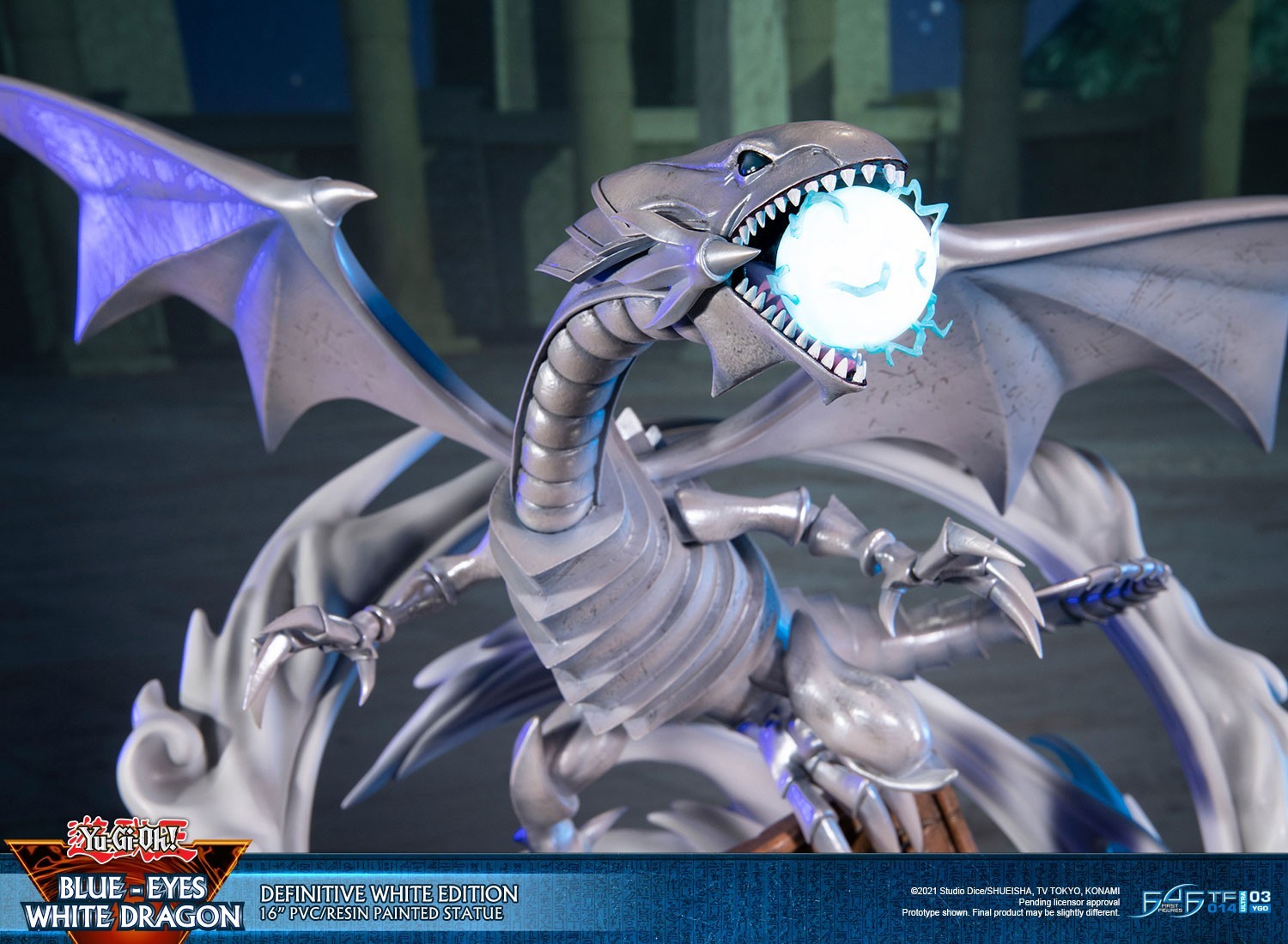 Yu-Gi-Oh! Duel Monsters - Blue-Eyes White Dragon - Definitive White Edition (First 4 Figures) photo 21