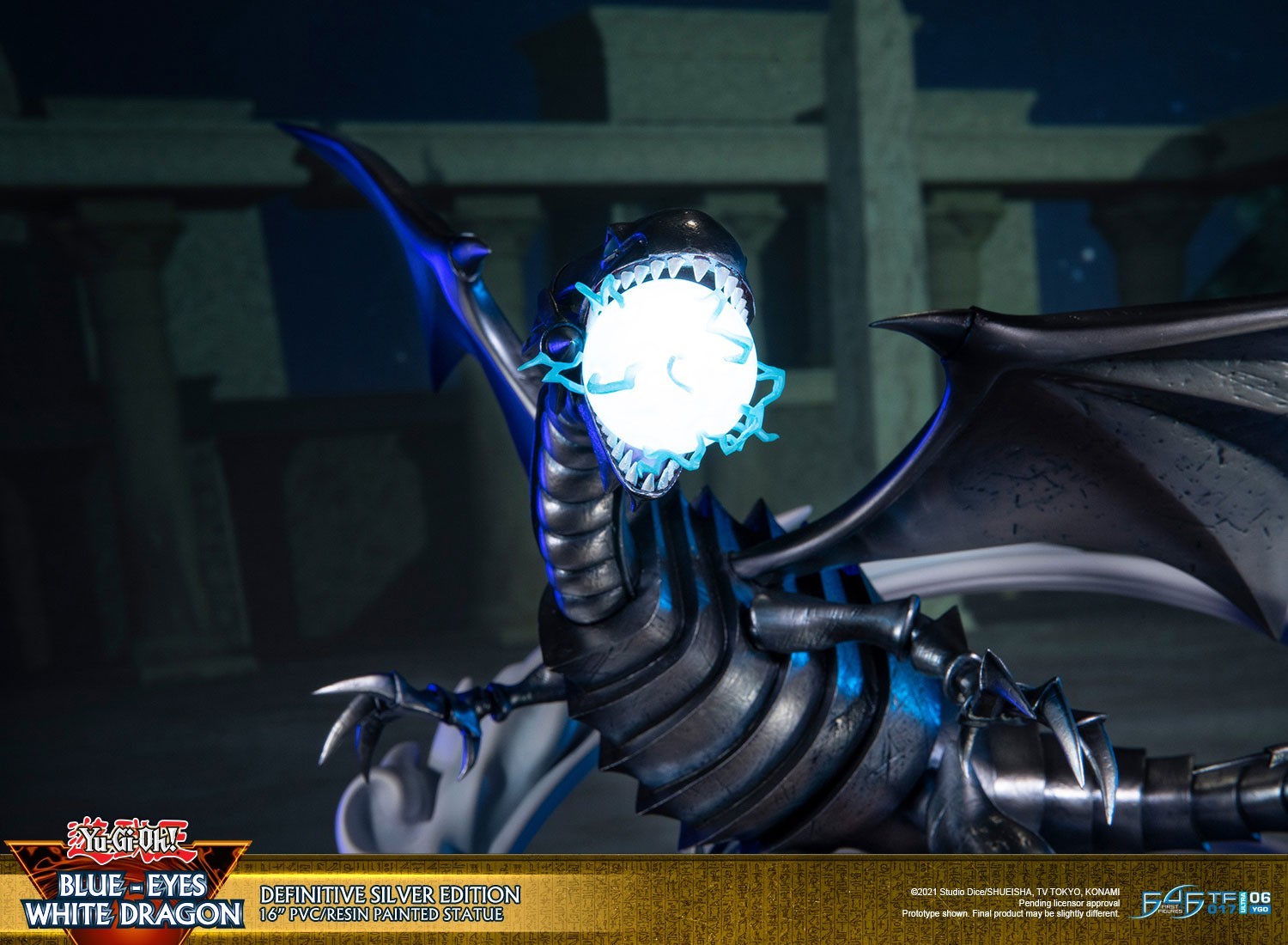 Yu-Gi-Oh! Duel Monsters - Blue-Eyes White Dragon - Definitive Silver Edition (First 4 Figures) photo 10