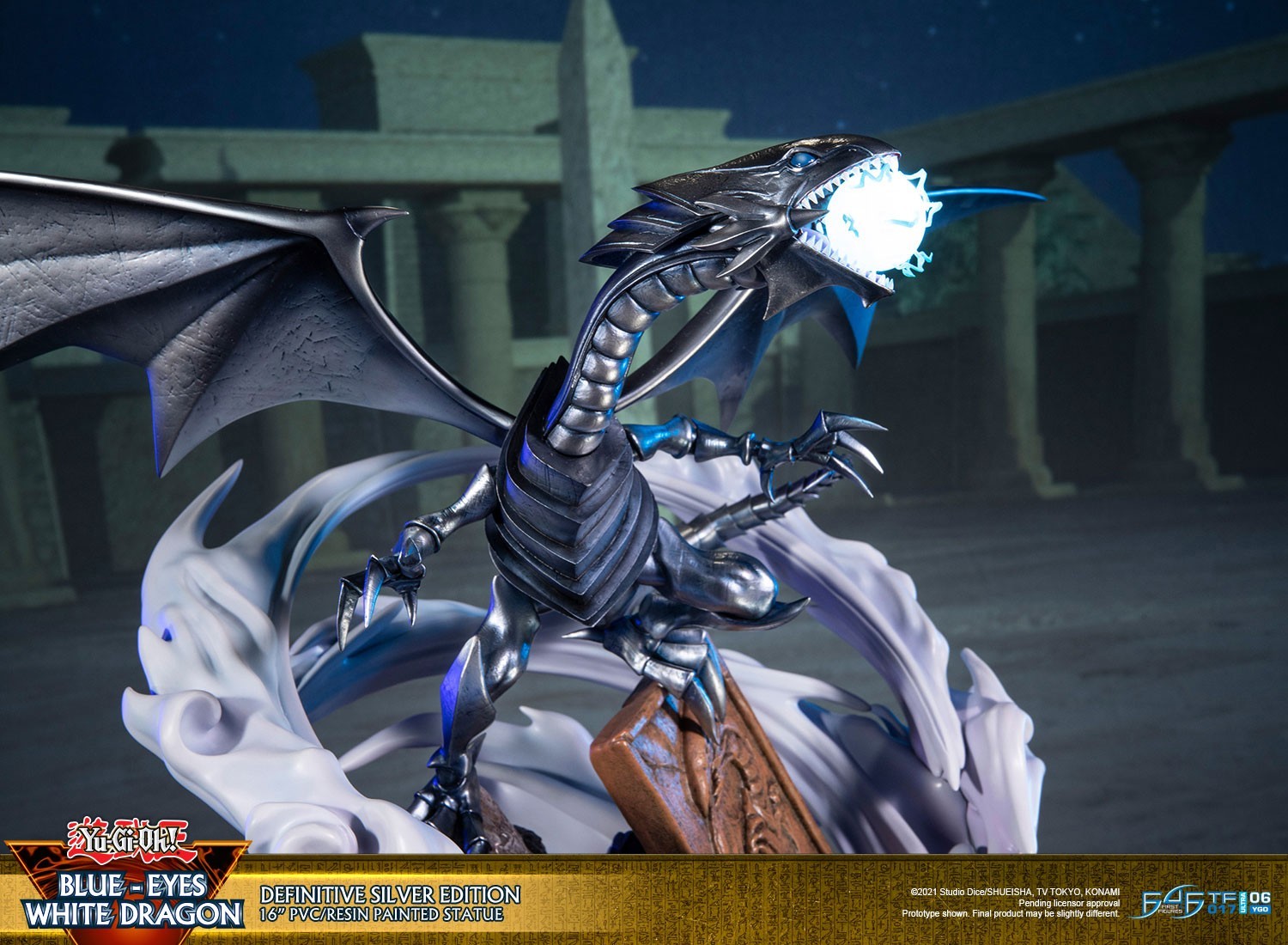 Yu-Gi-Oh! Duel Monsters - Blue-Eyes White Dragon - Definitive Silver Edition (First 4 Figures) photo 11
