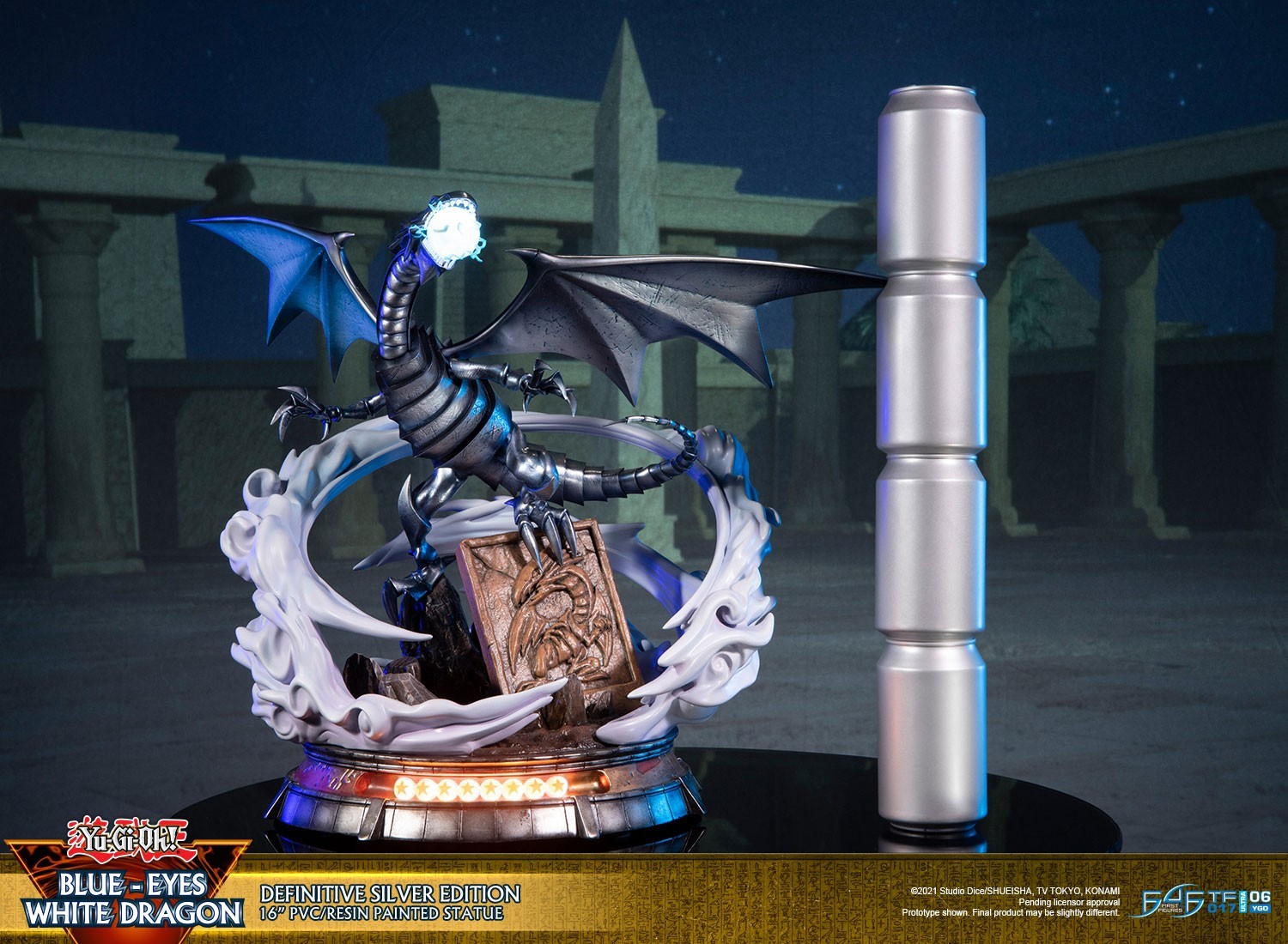 Yu-Gi-Oh! Duel Monsters - Blue-Eyes White Dragon - Definitive Silver Edition (First 4 Figures) photo 15