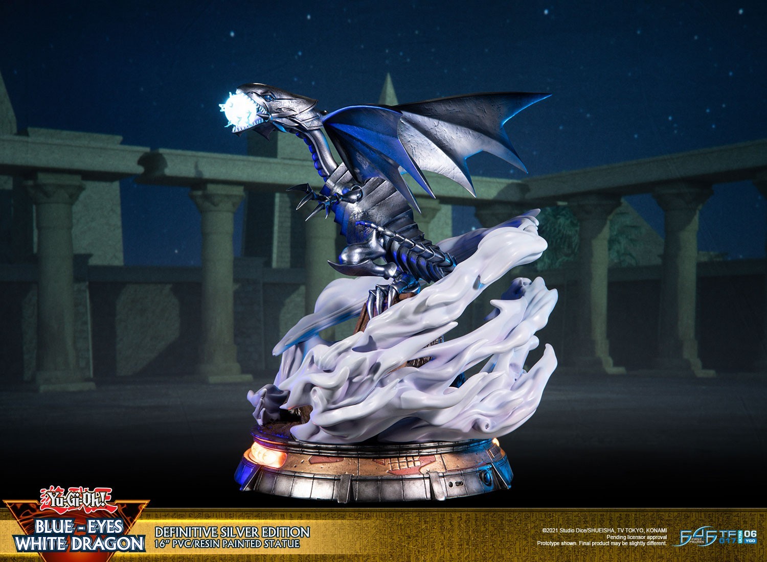 Yu-Gi-Oh! Duel Monsters - Blue-Eyes White Dragon - Definitive Silver Edition (First 4 Figures) photo 19