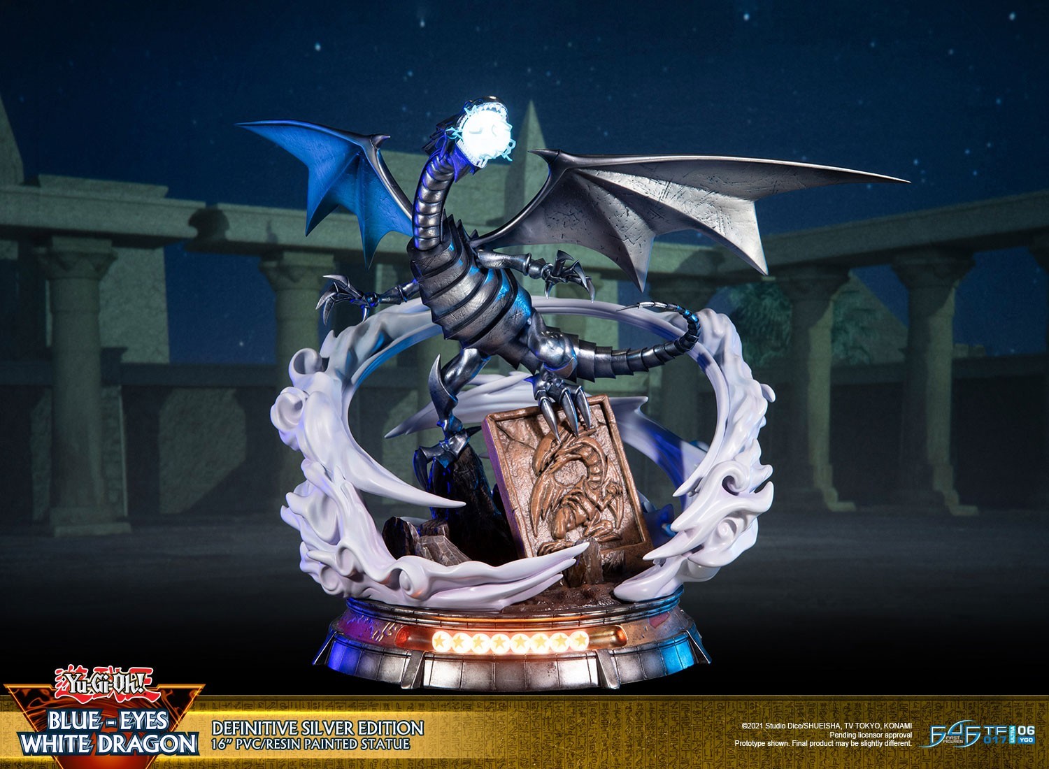 Yu-Gi-Oh! Duel Monsters - Blue-Eyes White Dragon - Definitive Silver Edition (First 4 Figures) photo 21
