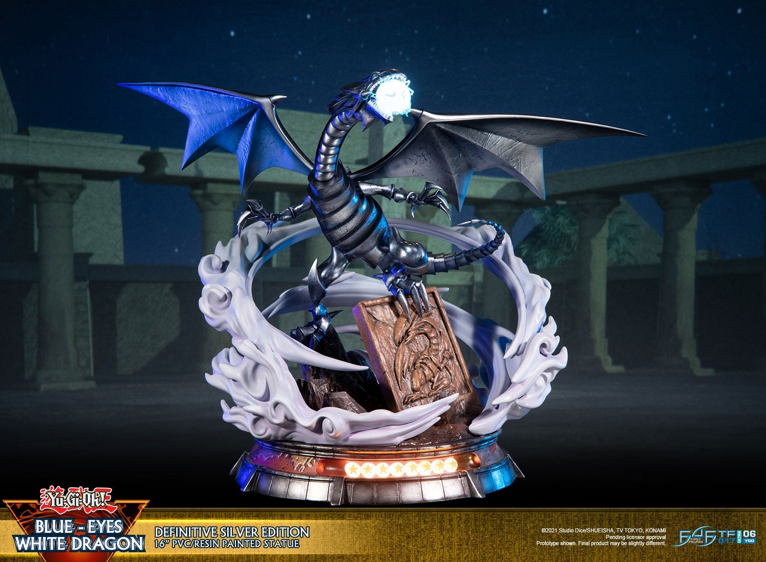 Yu-Gi-Oh! Duel Monsters - Blue-Eyes White Dragon - Definitive Silver Edition (First 4 Figures) photo 22
