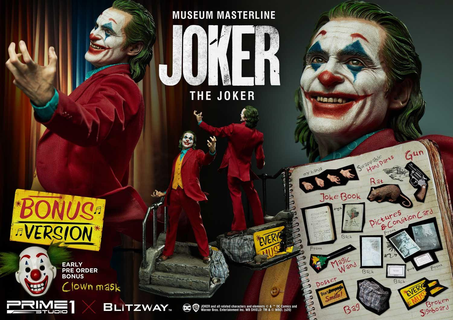 Joker - Museum Masterline Series  (MMJK-01S) - 1/3 - Bonus Version (Blitzway, Prime 1 Studio) photo 3