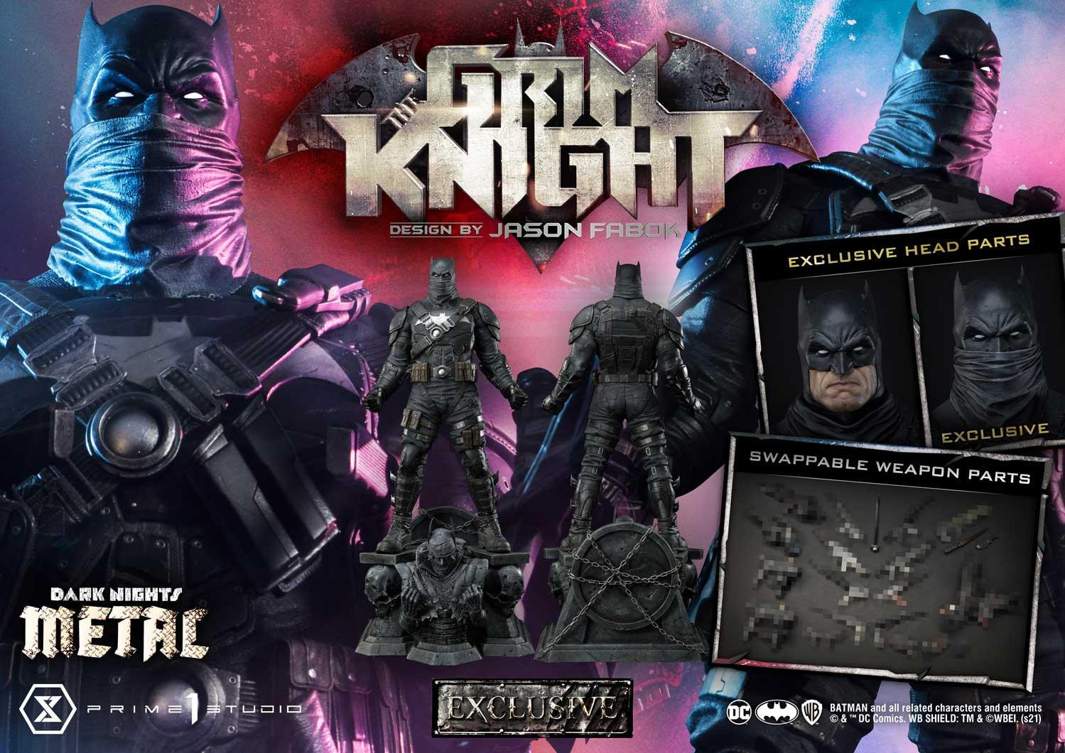 Dark Nights: Metal - Grim Knight - Museum Masterline Series  (MMDCMT-05EX) - 1/3 - EX Version (Prime 1 Studio) photo 8