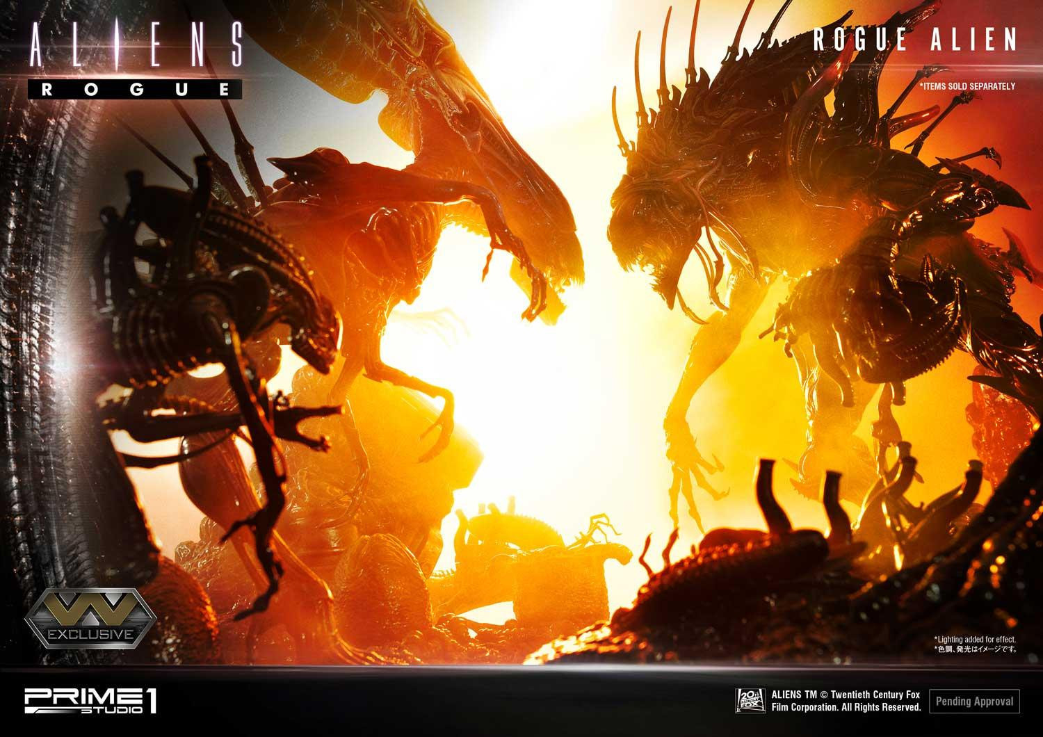 Aliens: Rogue - Rogue Alien - Diorama - Premium Masterline  (PMDHAL-04EX) - Battle Diorama, EX Version (Prime 1 Studio) photo 30