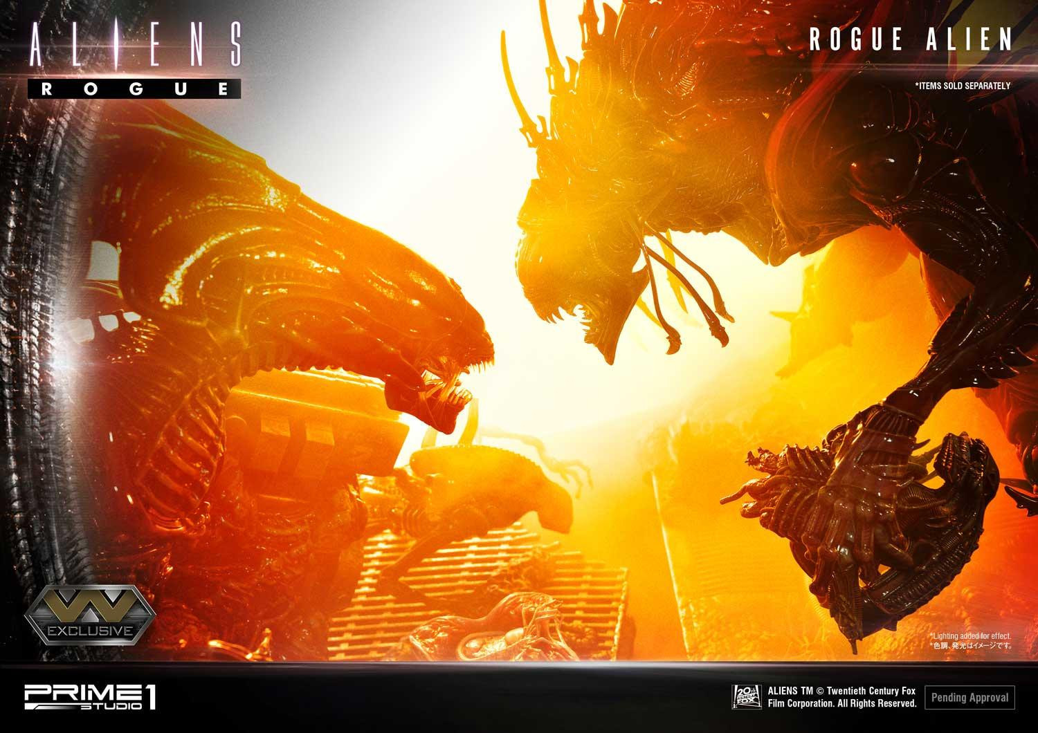 Aliens: Rogue - Rogue Alien - Diorama - Premium Masterline  (PMDHAL-04EX) - Battle Diorama, EX Version (Prime 1 Studio) photo 31