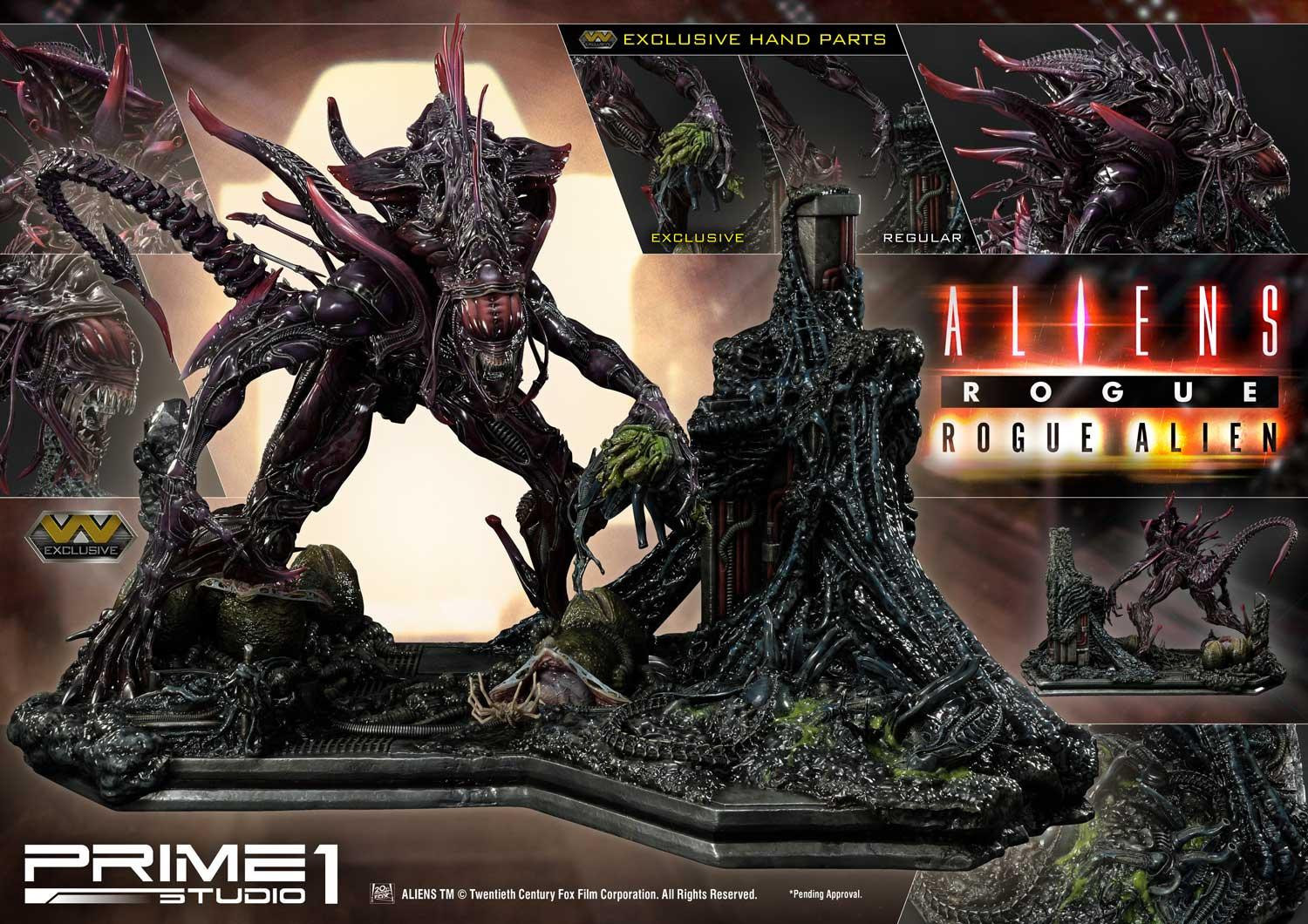 Aliens: Rogue - Rogue Alien - Diorama - Premium Masterline  (PMDHAL-04EX) - Battle Diorama, EX Version (Prime 1 Studio) photo 37