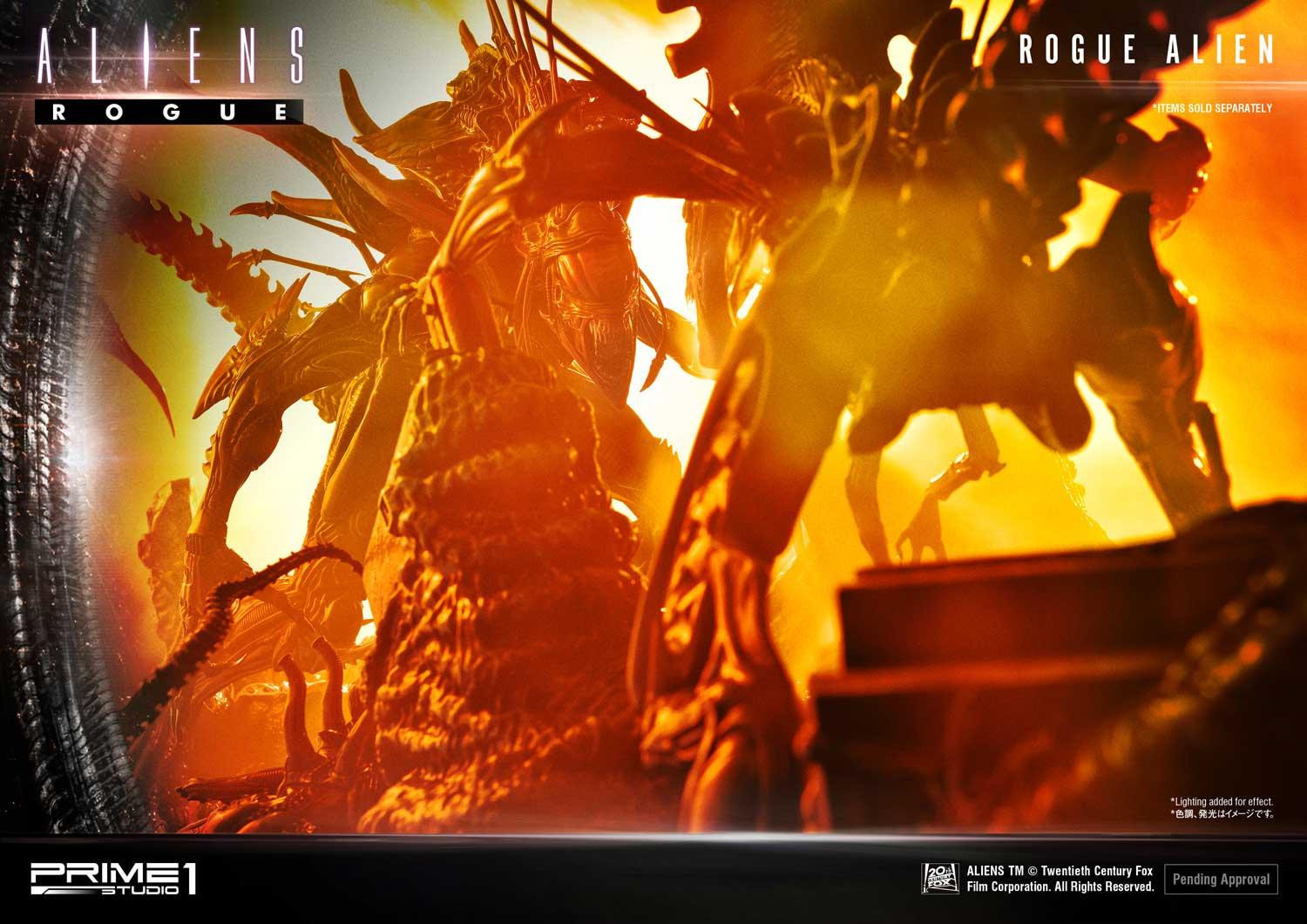 Aliens: Rogue - Rogue Alien - Diorama - Premium Masterline  (PMDHAL-04EX) - Battle Diorama, EX Version (Prime 1 Studio) photo 38