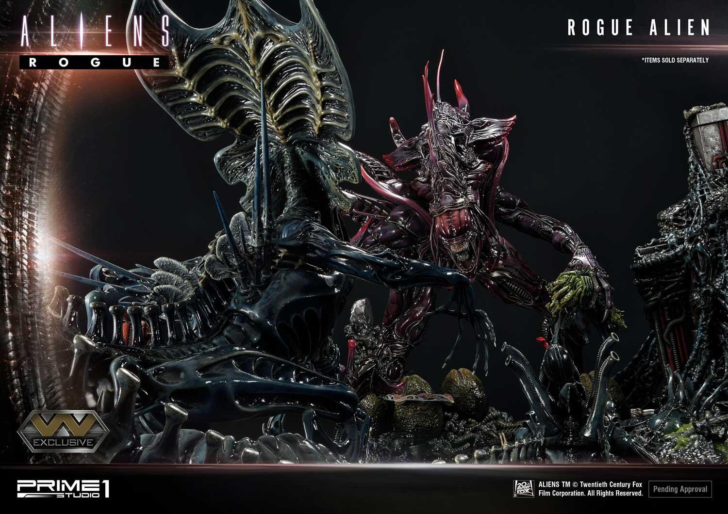 Aliens: Rogue - Rogue Alien - Diorama - Premium Masterline  (PMDHAL-04EX) - Battle Diorama, EX Version (Prime 1 Studio) photo 39