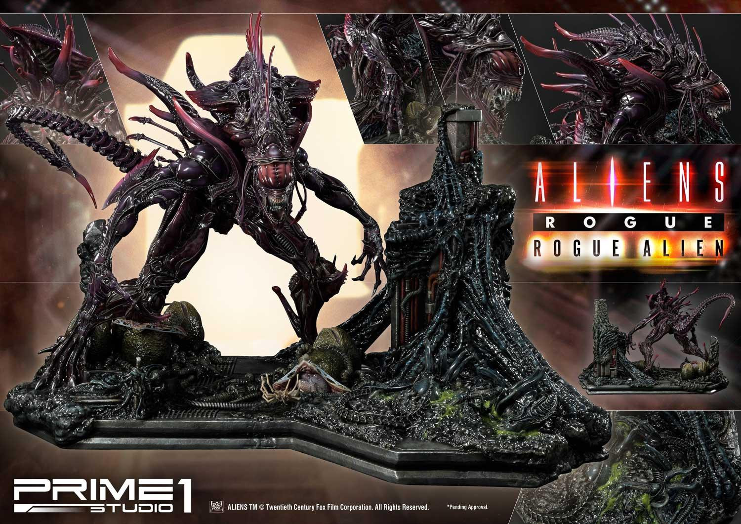Aliens: Rogue - Rogue Alien - Diorama - Premium Masterline  (PMDHAL-04EX) - Battle Diorama, EX Version (Prime 1 Studio) photo 56