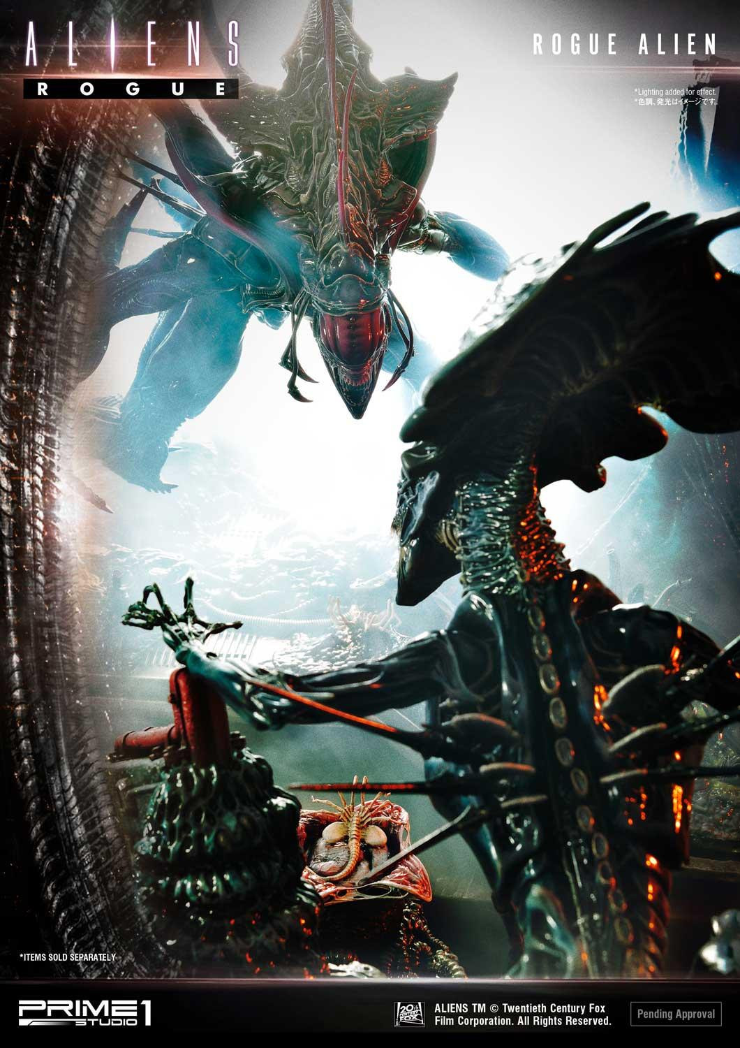Aliens: Rogue - Rogue Alien - Diorama - Premium Masterline  (PMDHAL-04EX) - Battle Diorama, EX Version (Prime 1 Studio) photo 89