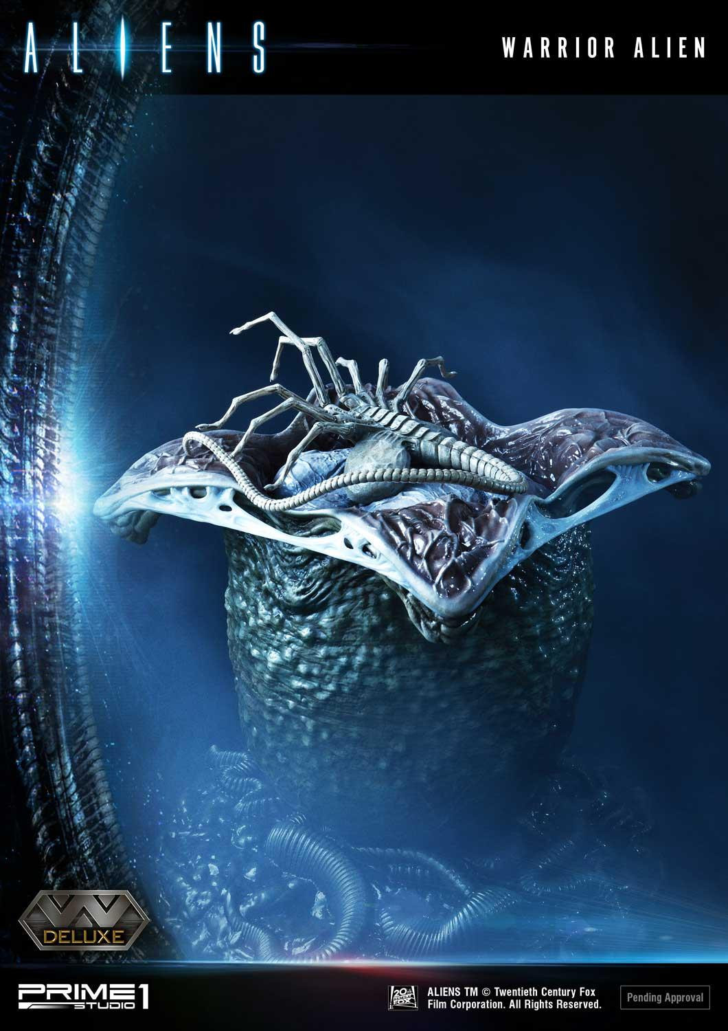 Aliens (Comics) - Alien Warrior - Facehugger - Premium Masterline  (PMDHAL-02DXS) - DX Bonus Version (Prime 1 Studio) photo 5