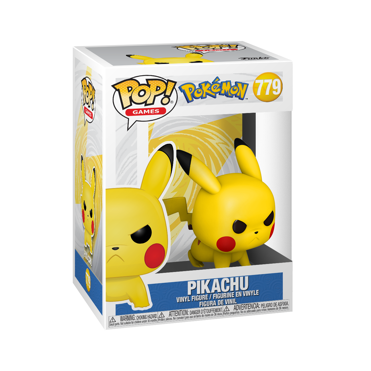 Pocket Monsters - Pikachu - POP! Games  (779) - POP! Pokémon - POP! Vinyl - Attack Stance (Funko Toys)