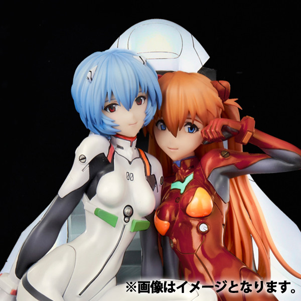 Shin Seiki Evangelion - Ayanami Rei - Souryuu Asuka Langley - EVA Store Limited Color Ver., Twinmore Object (Union Creative International Ltd) photo 2