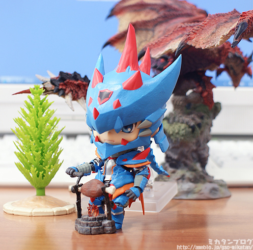 Monster Hunter 3 (Tri) G - Hunter - Nendoroid  (#266) - Male Swordsman - Lagia X Armor ver., Full Action (Good Smile Company) photo 4