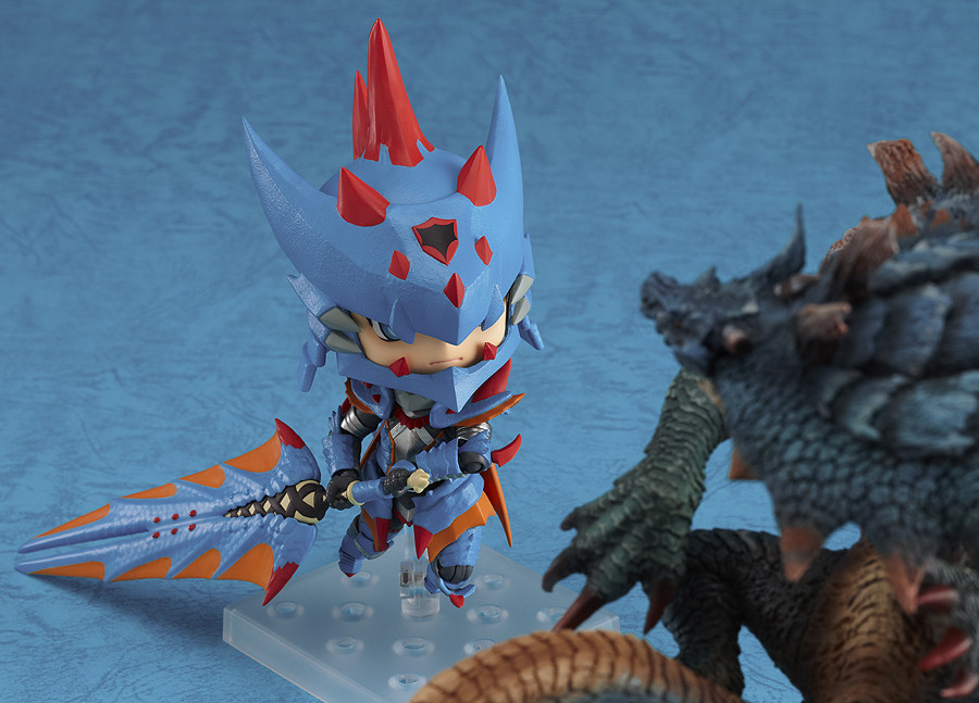 Monster Hunter 3 (Tri) G - Hunter - Nendoroid  (#266) - Male Swordsman - Lagia X Armor ver., Full Action (Good Smile Company) photo 6