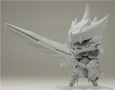 Monster Hunter 3 (Tri) G - Hunter - Nendoroid  (#266) - Male Swordsman - Lagia X Armor ver., Full Action (Good Smile Company) photo 7