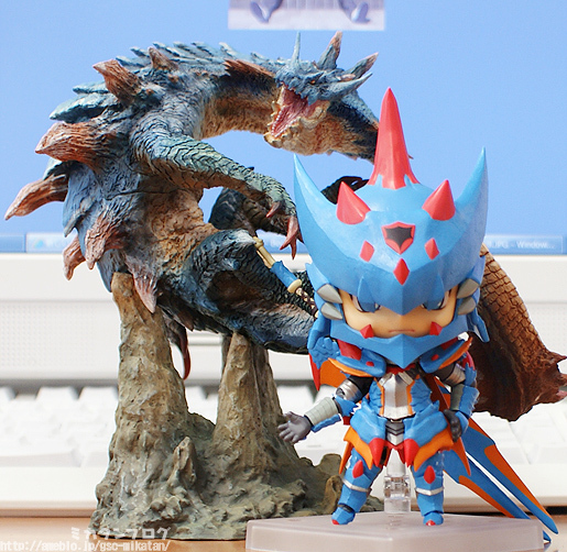 Monster Hunter 3 (Tri) G - Hunter - Nendoroid  (#266) - Male Swordsman - Lagia X Armor ver., Full Action (Good Smile Company) photo 8