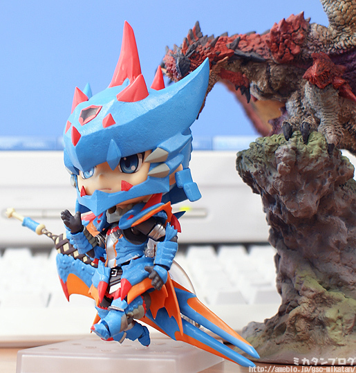Monster Hunter 3 (Tri) G - Hunter - Nendoroid  (#266) - Male Swordsman - Lagia X Armor ver., Full Action (Good Smile Company) photo 13