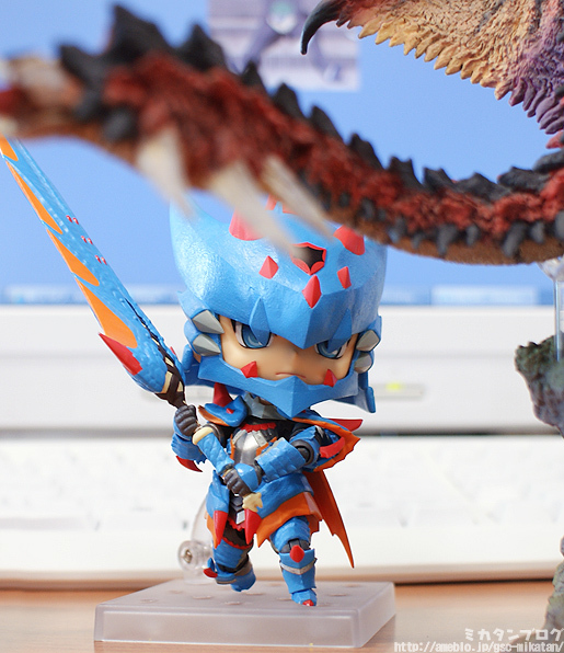 Monster Hunter 3 (Tri) G - Hunter - Nendoroid  (#266) - Male Swordsman - Lagia X Armor ver., Full Action (Good Smile Company) photo 15