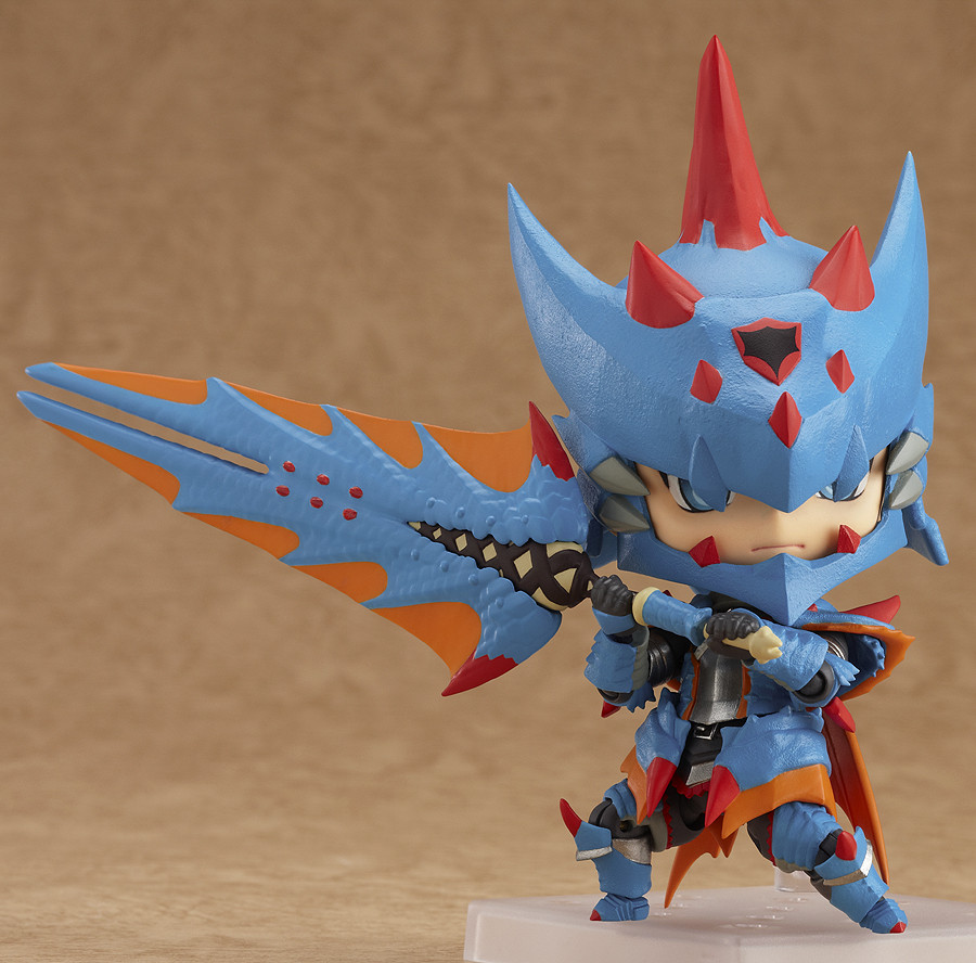 Monster Hunter 3 (Tri) G - Hunter - Nendoroid  (#266) - Male Swordsman - Lagia X Armor ver., Full Action (Good Smile Company) photo 16