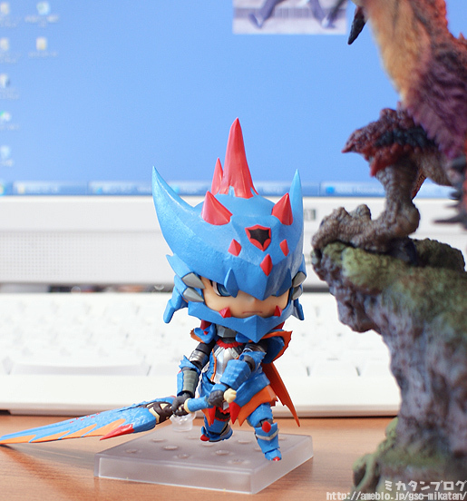 Monster Hunter 3 (Tri) G - Hunter - Nendoroid  (#266) - Male Swordsman - Lagia X Armor ver., Full Action (Good Smile Company) photo 20