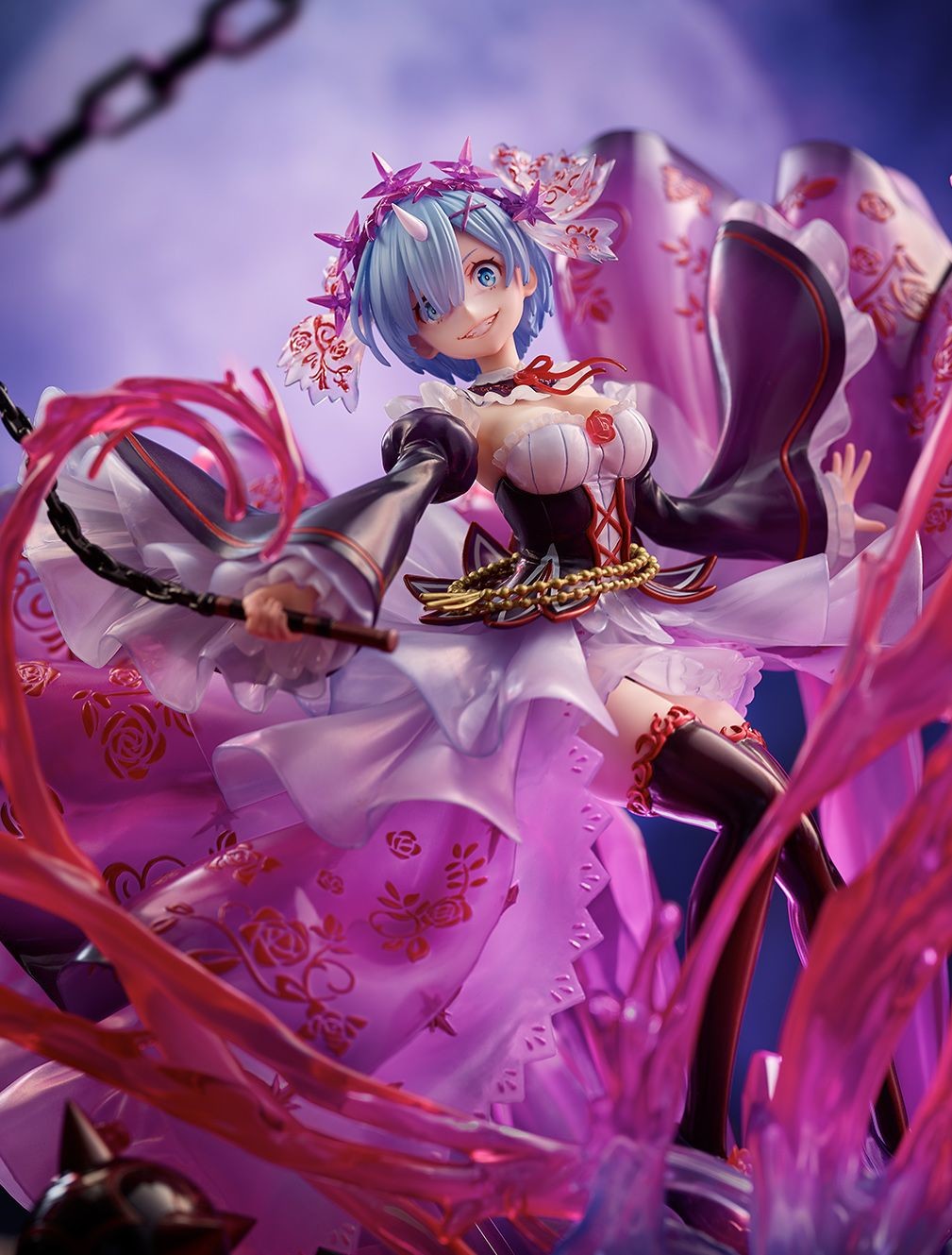 Re:Zero kara Hajimeru Isekai Seikatsu - Rem - Shibuya Scramble Figure - 1/7 - Crystal Dress Ver. (Alpha Satellite, eStream) photo 3
