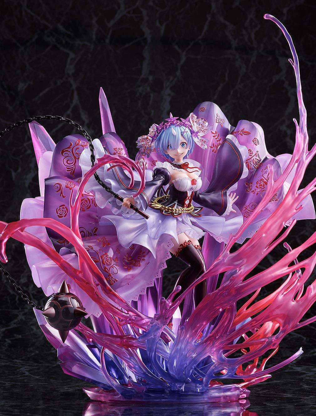 Re:Zero kara Hajimeru Isekai Seikatsu - Rem - Shibuya Scramble Figure - 1/7 - Crystal Dress Ver. (Alpha Satellite, eStream) photo 14