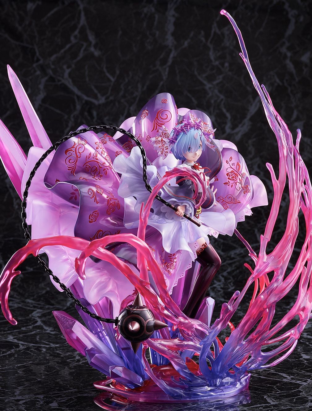 Re:Zero kara Hajimeru Isekai Seikatsu - Rem - Shibuya Scramble Figure - 1/7 - Crystal Dress Ver. (Alpha Satellite, eStream) photo 22