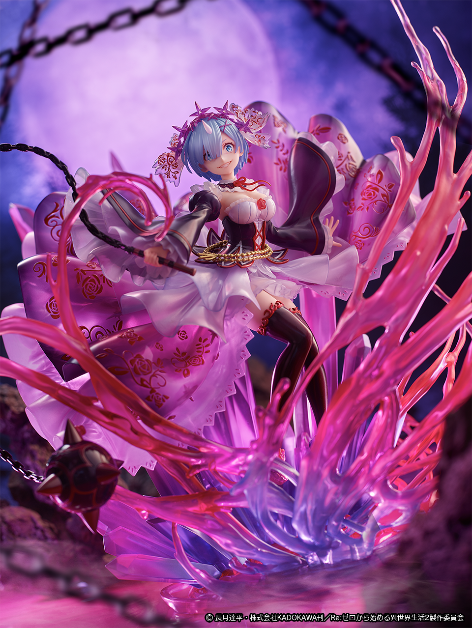 Re:Zero kara Hajimeru Isekai Seikatsu - Rem - Shibuya Scramble Figure - 1/7 - Crystal Dress Ver. (Alpha Satellite, eStream) photo 23