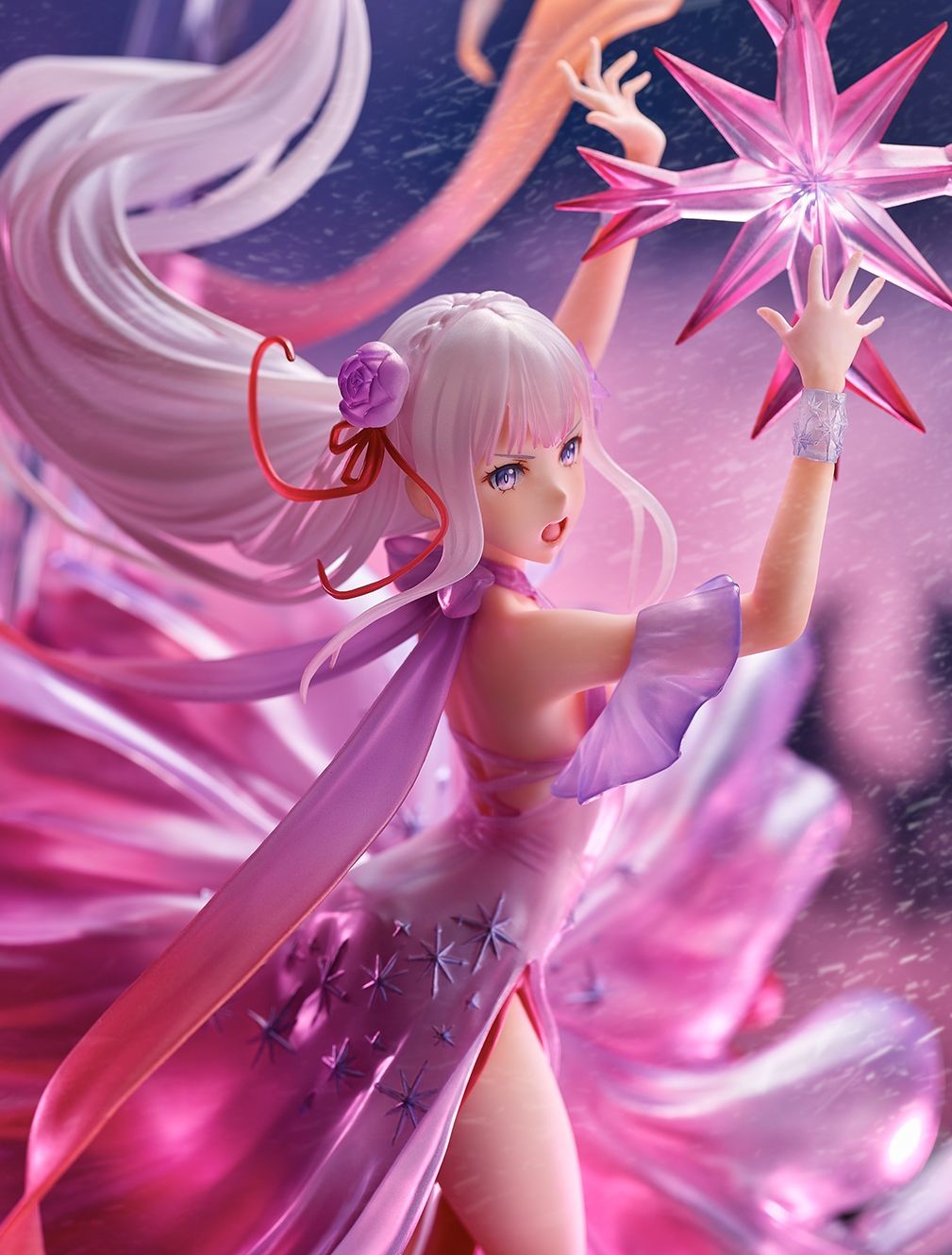Re:Zero kara Hajimeru Isekai Seikatsu - Emilia - Shibuya Scramble Figure - 1/7 - Hyouketsu no Emilia, Crystal Dress Ver (Alpha Satellite, eStream) photo 2