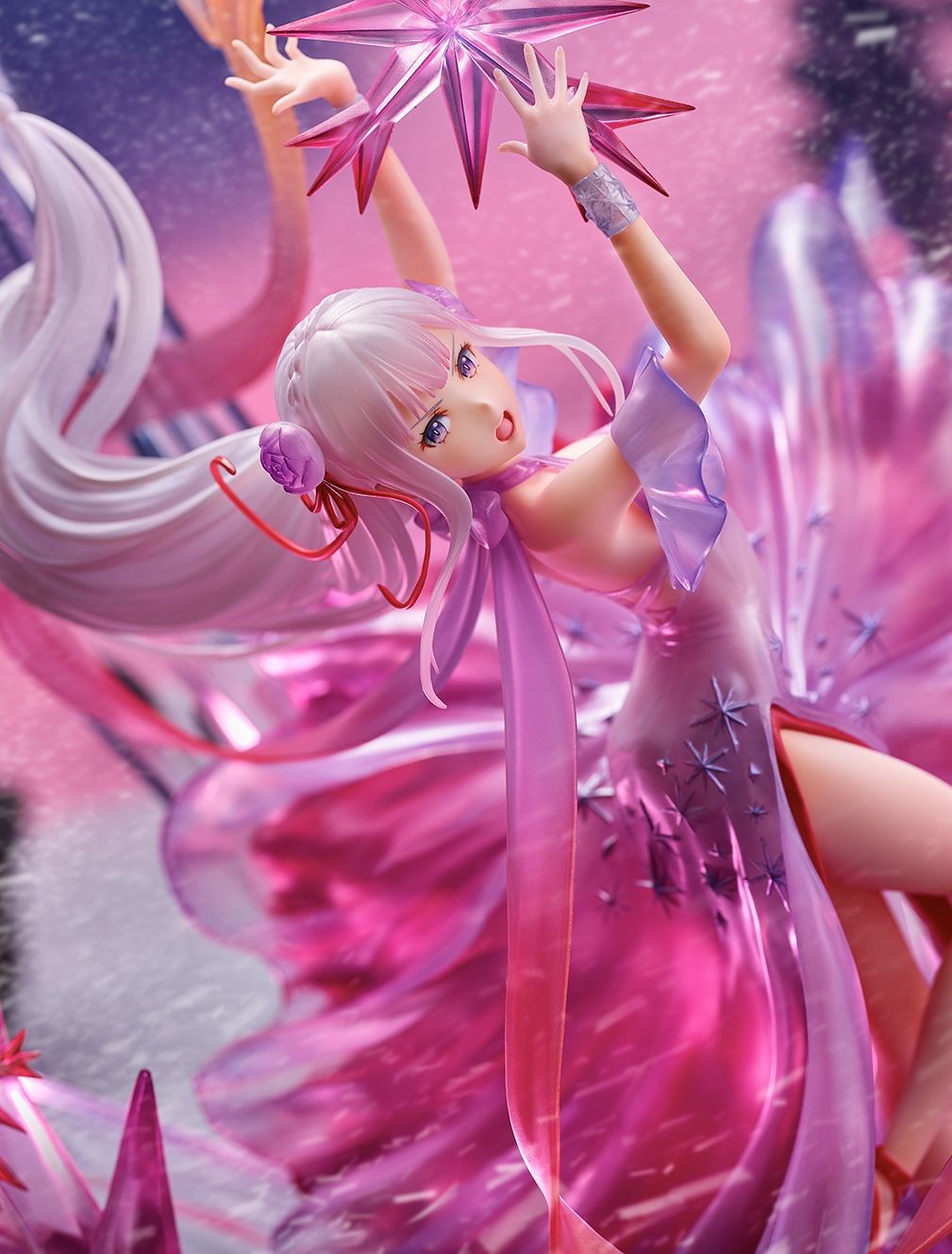Re:Zero kara Hajimeru Isekai Seikatsu - Emilia - Shibuya Scramble Figure - 1/7 - Hyouketsu no Emilia, Crystal Dress Ver (Alpha Satellite, eStream) photo 9