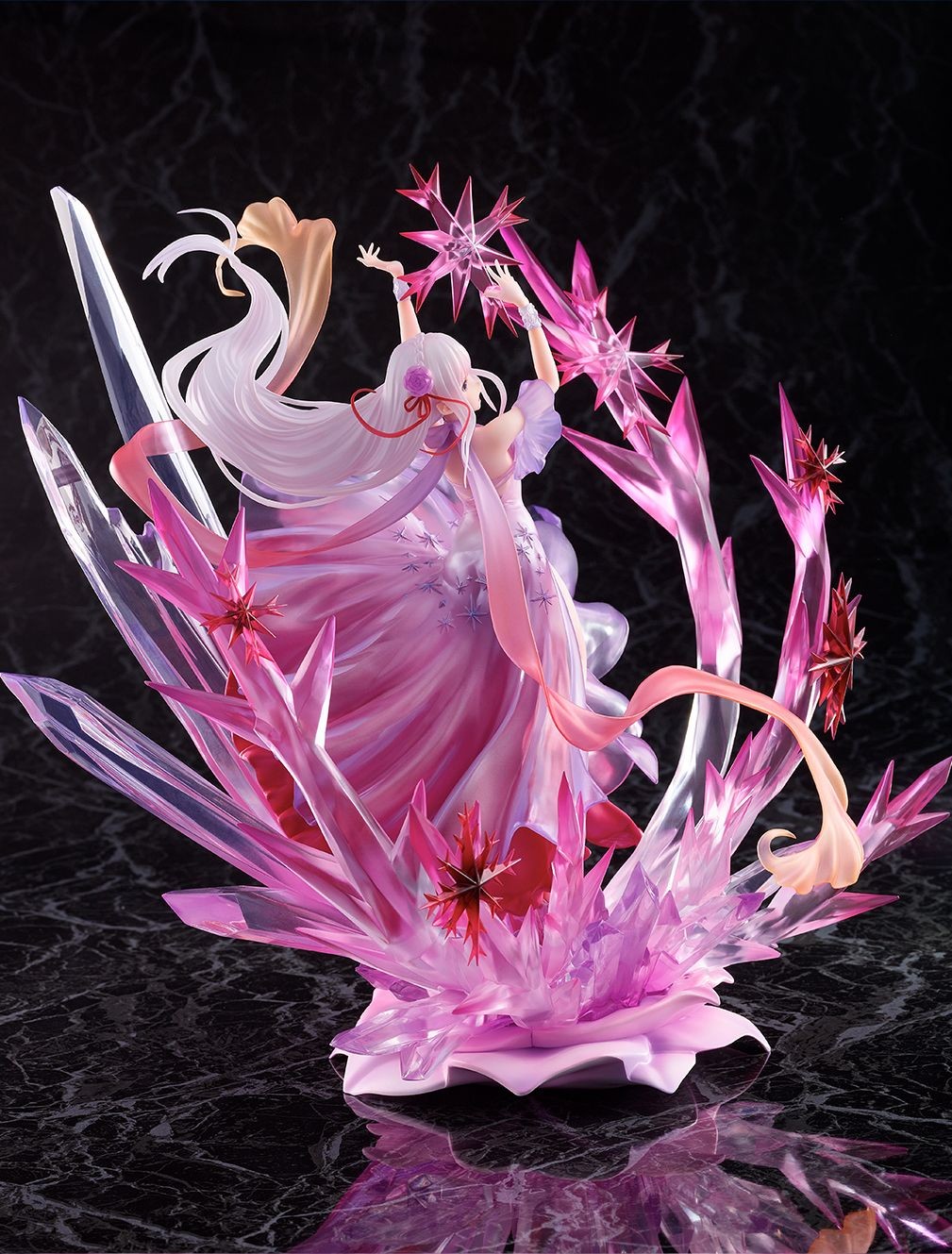 Re:Zero kara Hajimeru Isekai Seikatsu - Emilia - Shibuya Scramble Figure - 1/7 - Hyouketsu no Emilia, Crystal Dress Ver (Alpha Satellite, eStream) photo 10