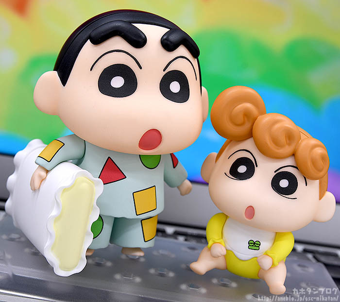 Crayon Shin-chan - Nohara Himawari - Nohara Shinnosuke - Nendoroid (#1565) - Pajama Ver. (Good Smile Company)