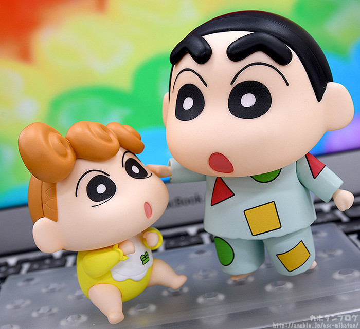 Crayon Shin-chan - Nohara Himawari - Nohara Shinnosuke - Nendoroid (#1565) - Pajama Ver. (Good Smile Company) photo 2