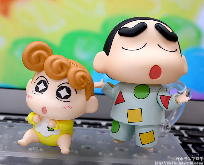 Crayon Shin-chan - Nohara Himawari - Nohara Shinnosuke - Nendoroid (#1565) - Pajama Ver. (Good Smile Company) photo 3