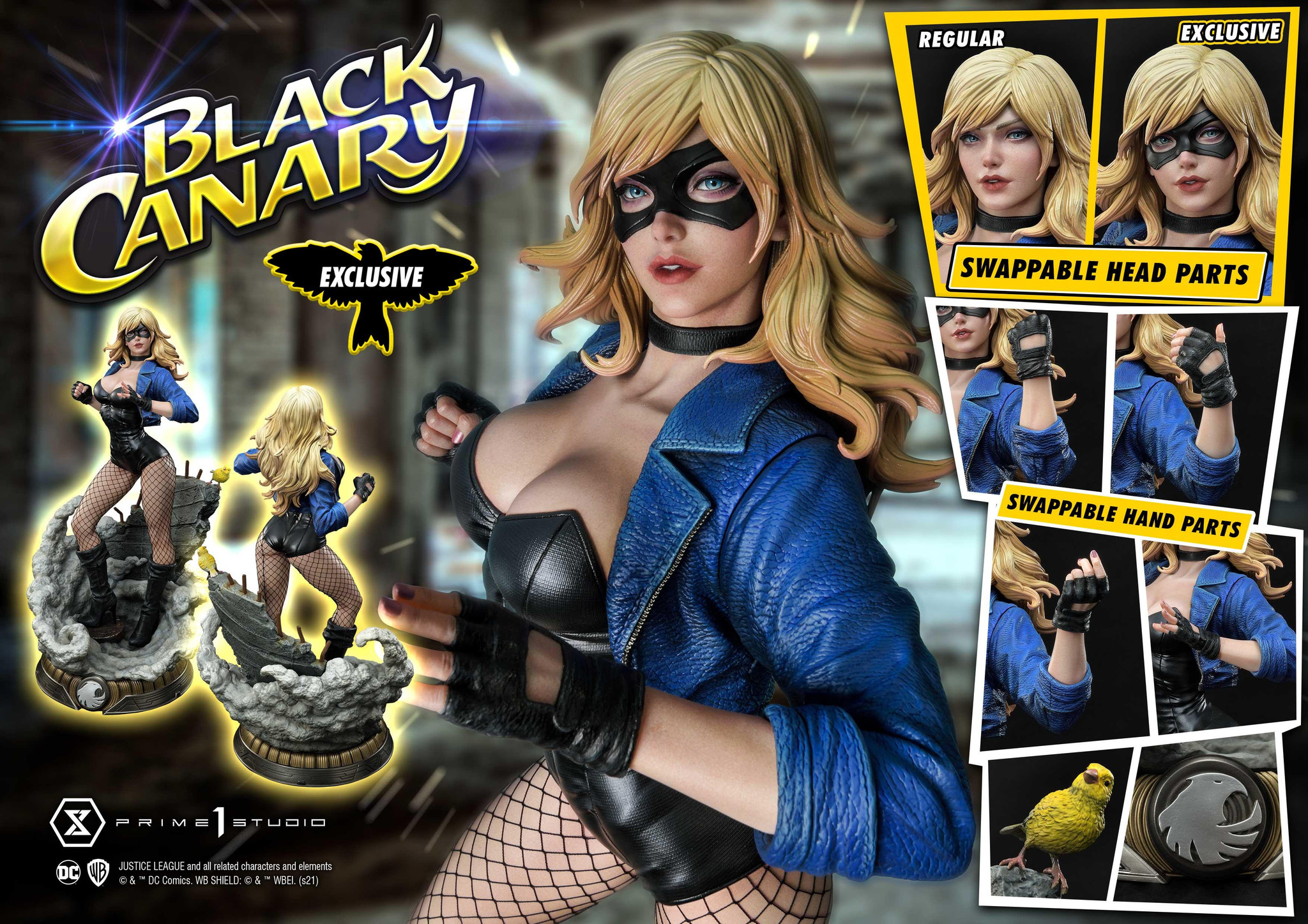 Black Canary - Museum Masterline Series  (MMDC-49EXS) - 1/3 - EX Bonus Version (Prime 1 Studio) photo 21